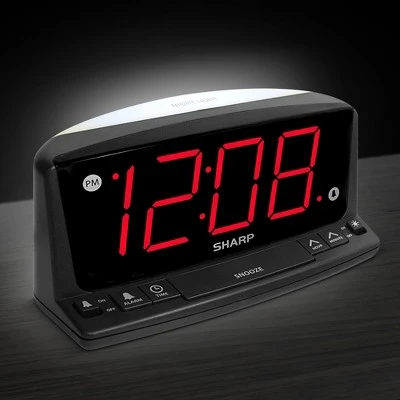 Sharp LED Night Light Alarm Clock 3 Sharp LED Night Light Alarm Clock - Image 2