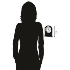 Howard Miller 645702 Howard Miller Ebony Luster Tabletop Clock 645702