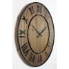 23" Wine Barrel Wood/Metal Wall Clock Brown - Infinity Instruments -Clocks Shop unnamed file 1006