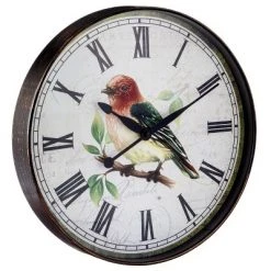 12" Wall Clock with Bird Themed Dial - Westclox