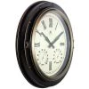 16" Forecaster Indoor/Outdoor Wall Clock Bronze - Infinity Instruments -Clocks Shop unnamed file 1046
