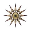 30" Metal Orion Wall Clock Walnut Brown - Infinity Instruments -Clocks Shop unnamed file 1071