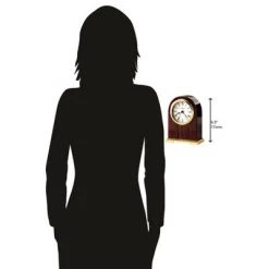 Howard Miller 645389 Howard Miller Carter Tabletop Clock 645389 Polished Brass