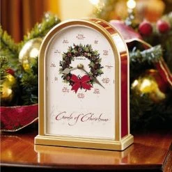 Howard Miller 645424 Howard Miller Carols Of Christmas Ii Tabletop Clock 645424