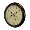 AcuRite 24" Outdoor/Indoor Wall Clock with Thermometer and Humidity - Weathered Bronze Finish -Clocks Shop unnamed file 1123