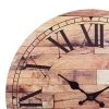 Wooden Roman Numeral Wall Clock Brown - Stonebriar Collection -Clocks Shop unnamed file 1134