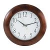 Universal Office UNIVERSAL Round Wood Clock 12 3/4" Cherry 10414 -Clocks Shop unnamed file 1142