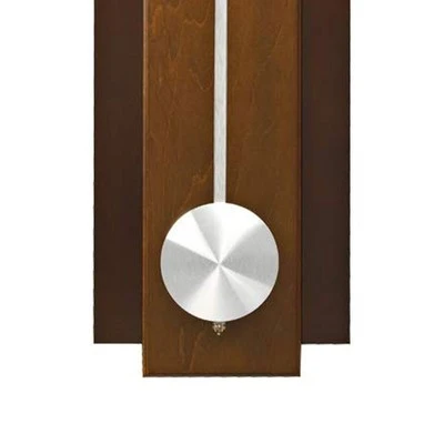 Bulova Clocks C3383 Avent 23 Inch 2 Tone Walnut and Mahogany Pendulum Wall Clock 4 Bulova Clocks C3383 Avent 23 Inch 2 Tone Walnut and Mahogany Pendulum Wall Clock - Image 2