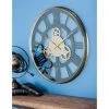 Olivia & May 32" industrial Oversized Stainless Steel Gear Wall Clock - Olivia & May -Clocks Shop unnamed file 1201