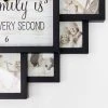 Worth Every Second' Picture Frame Collage Wall Clock Black - Crystal Art Gallery -Clocks Shop unnamed file 1217