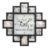 Worth Every Second' Picture Frame Collage Wall Clock Black - Crystal Art Gallery -Clocks Shop unnamed file 1219