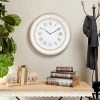 Olivia & May 24" x 24" Large Round Metal and Wood Wall Clock with Roman Numerals White/Gray - Olivia & May 2 Olivia & May 24" x 24" Large Round Metal and Wood Wall Clock with Roman Numerals White/Gray - Olivia & May -Clocks Shop unnamed file 1227
