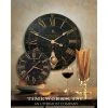 London Decorative Wall Clock Distressed Black - Uttermost -Clocks Shop unnamed file 1231