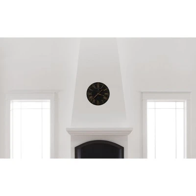 London Decorative Wall Clock Distressed Black - Uttermost 5 London Decorative Wall Clock Distressed Black - Uttermost - Image 3