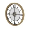 Olivia & May Contemporary Wood and Iron Analog Wall Clock - Olivia & May -Clocks Shop unnamed file 1239