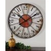 Ellsworth 29" Wall Clock Distresses White - Uttermost 2 Ellsworth 29" Wall Clock Distresses White - Uttermost -Clocks Shop unnamed file 1273