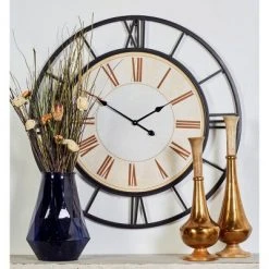 Olivia & May 37" Traditional Roman Numeral Clock - Olivia & May