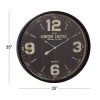 Olivia & May 35" x 35"Large Round Wall Clock with Numbers Black/White - Olivia & May -Clocks Shop unnamed file 1295