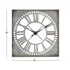 Olivia & May 36" x 36" Extra Large Galvanized Metal Wall Clock with Roman Numerals - Olivia & May -Clocks Shop unnamed file 1312