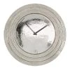 24" x 24" Round Aluminum Layered Rim Wall Clock - Olivia & May Silver -Clocks Shop unnamed file 1335