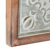 Olivia & May 36" x 36" Extra Large Square Metal Textured Pattern Wall Clock with Wood Carved Center and Frame - Olivia & May 9 Olivia & May 36" x 36" Extra Large Square Metal Textured Pattern Wall Clock with Wood Carved Center and Frame - Olivia & May -Clocks Shop unnamed file 1341