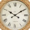 Olivia & May 27" x 19" Coastal Hemp Rope Framed Round Wall Clock - Olivia & May 10 Olivia & May 27" x 19" Coastal Hemp Rope Framed Round Wall Clock - Olivia & May -Clocks Shop unnamed file 1381