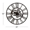 Olivia & May 32" industrial Iron Gear Wall Clock - Olivia & May -Clocks Shop unnamed file 1452