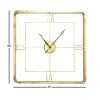 Olivia & May 35.5" x 35.5" Extra Large Square Wall Clock with Roman Numerals Gold - Olivia & May -Clocks Shop unnamed file 1461