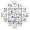 Farmhouse Shabby Chic 'Together' Picture Frame Collage Wall Clock White - Crystal Art Gallery 9 Farmhouse Shabby Chic 'Together' Picture Frame Collage Wall Clock White - Crystal Art Gallery -Clocks Shop unnamed file 1486