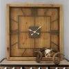 Olivia & May 40" x 40" Oversized Square Metal and Wood Clock - Olivia & May -Clocks Shop unnamed file 1489