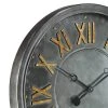 River Parks Studio Consus 31 1/2" Wide Gray Roman Numeral Metal Wall Clock -Clocks Shop unnamed file 1515
