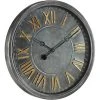 River Parks Studio Consus 31 1/2" Wide Gray Roman Numeral Metal Wall Clock -Clocks Shop unnamed file 1516
