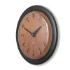 The Chicago Lighthouse 14" x 1.8" Oak Veneer Traditional Decorative Wall Clock Black Frame - By Chicago Lighthouse -Clocks Shop unnamed file 1559