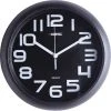 Lorell Clock Wall Super Quiet 12" Black 61012 -Clocks Shop unnamed file 1585