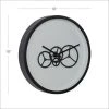 Olivia & May 18" x 18" Round Metal Wall Clock with Functioning Gear Center Black/White - Olivia & May 6 Olivia & May 18" x 18" Round Metal Wall Clock with Functioning Gear Center Black/White - Olivia & May -Clocks Shop unnamed file 1615