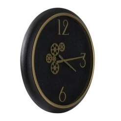 A&B Home Gear Clock Black - A&B Home