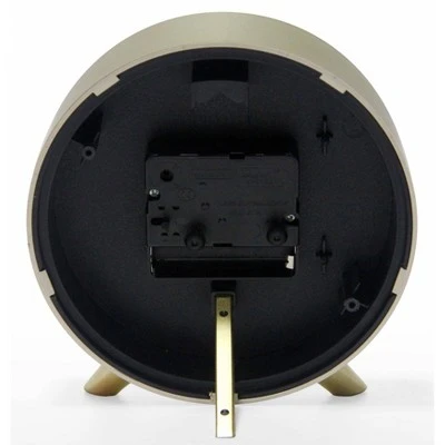 6" Tabletop Alarm Clock Matte Gold - Infinity Instruments 5 6" Tabletop Alarm Clock Matte Gold - Infinity Instruments - Image 3