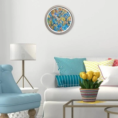 14.5" Artist Series Diane Rakocy Abundance of Love Decorative Clock Silver - The Chicago Lighthouse 3 14.5" Artist Series Diane Rakocy Abundance of Love Decorative Clock Silver - The Chicago Lighthouse