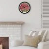 14.5" Artist Series Diane Rakocy Full Bloom Decorative Clock Black - The Chicago Lighthouse -Clocks Shop unnamed file 1709