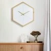 23.5" Wooden Octagon Wall Clock with Open Face White - Stonebriar Collection -Clocks Shop unnamed file 1737