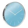 20" Simplistic Wall Clock Blue/Silver - Stonebriar Collection -Clocks Shop unnamed file 1738