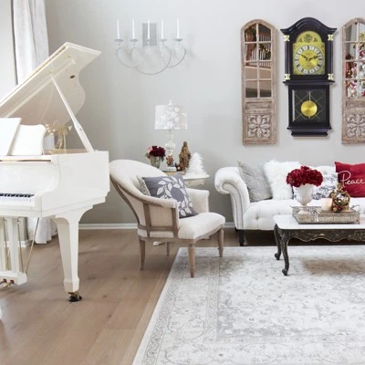 Bedford Clocks Bedford Clock Collection 26 Inch Chiming Pendulum Wall Clock in Antique Mahogany Cherry Oak Finish 5 Bedford Clocks Bedford Clock Collection 26 Inch Chiming Pendulum Wall Clock in Antique Mahogany Cherry Oak Finish - Image 3