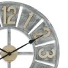 30.5" Rustic Clock with Layered Numbers Gray - Stonebriar Collection -Clocks Shop unnamed file 1766