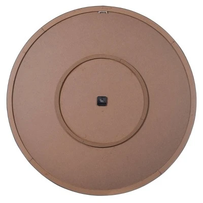 Metal/Wood Spencer Transitional Wall Clock Washed Oak White - StyleCraft 4 Metal/Wood Spencer Transitional Wall Clock Washed Oak White - StyleCraft - Image 2