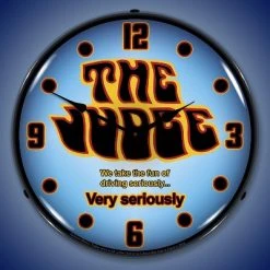 Collectable Sign & Clock | GTO The Judge LED Wall Clock Retro/Vintage, Lighted