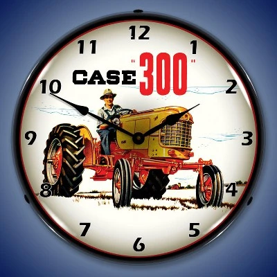 Collectable Sign & Clock | Case 300 Tractor LED Wall Clock Retro/Vintage, Lighted 3 Collectable Sign & Clock | Case 300 Tractor LED Wall Clock Retro/Vintage, Lighted