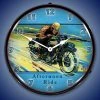Collectable Sign & Clock | Afternoon Ride LED Wall Clock Retro/Vintage, Lighted -Clocks Shop unnamed file 2034
