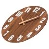 Quickway Imports Antique Home Decor Wall Clock For Living Room, Bedroom, Kitchen, or Dining Room, Brown Natural Wood -Clocks Shop unnamed file 2050