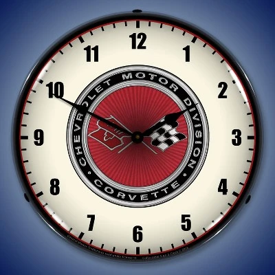 Collectable Sign & Clock | C3 Corvette 68-82 LED Wall Clock Retro/Vintage, Lighted 3 Collectable Sign & Clock | C3 Corvette 68-82 LED Wall Clock Retro/Vintage, Lighted