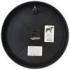 9.25" Quartz Low-profile Wall Clock Black - The Chicago Lighthouse -Clocks Shop unnamed file 2172